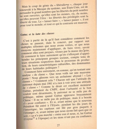 Le nouveau contrat socialiste, Jean Poperen, 1985 - politique, socialistes