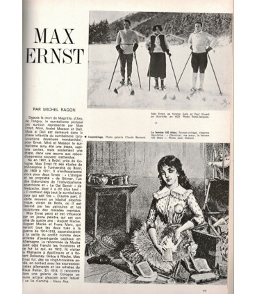 Triptyque Portinari, peinture flamande, églises Yougoslavie, Max Ernst, Japon, reliure,  - Le Jardin des arts n°169 déc 1968,