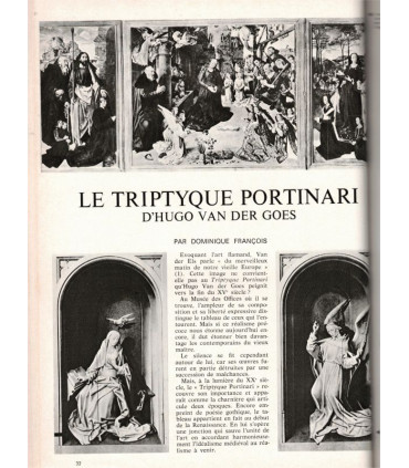 Triptyque Portinari, peinture flamande, églises Yougoslavie, Max Ernst, Japon, reliure,  - Le Jardin des arts n°169 déc 1968,