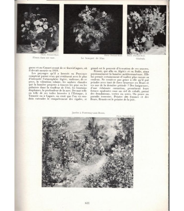 Tapisseries 1958, Renoir, abbayes Catalogne, Watteau , - Jardin des arts n°46 août 1958 -