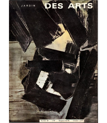 Brasilia Brésil, Soulages, art abstrait, architecte Ledoux Paris, - Jardin des arts n°68 juin 1960 -