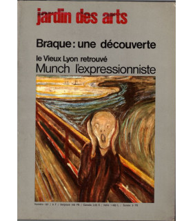 Octavius Hill photographe XIXe s, Edvard Munch, peintres italiens XIVe s, vieux Lyon, Braque,- Jardin des arts n°187 juin 1970 -