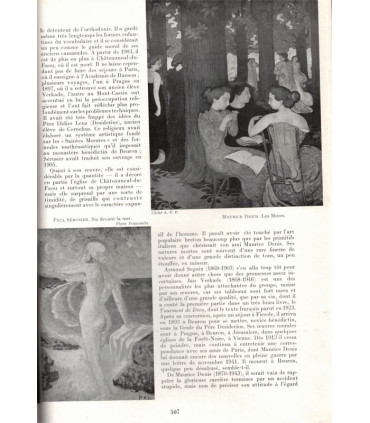 Faïence, Etrusques, peintres italiens XVIe, fauvisme Derain, Papes Avignon, châteaux Brie, - Jardin des arts n°8 juin 1955 -