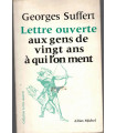 Lettre ouverte aux gens de vingt ans à qui l'on ment, Georges Suffert, 1977 - jeunes années 70, société années 70, sociologie,