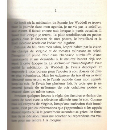 Une peine d'exception, Patricia Cornwell, 1999 - enquête médecin légiste, thriller