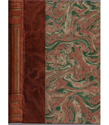 Le Frère-de-la-Côte, Joseph Conrad - , aventures en mer, flibustier, dos cuir rainures,