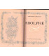 Adolphe, Le Cahier Rouge, Benjamin Constant, -, édition numérotée, amante délaissée sous l'Empire,
