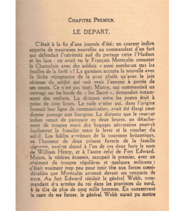 Le dernier des Mohicans, Fenimore Cooper, 1930 -, Far West, cow-boys, indiens, western, dos cuir rainures,