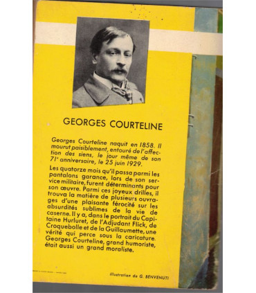 Le train de 8h47, Georges Courteline, 1958 - armée, vie de caserne, numéro 3 de J'ai Lu,,