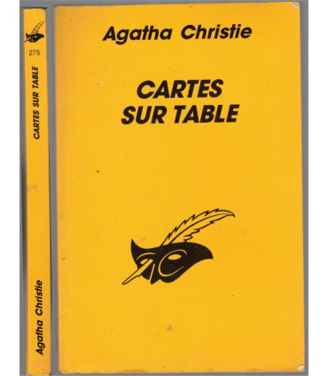 Cartes sur table, Agatha Christie, 1998 -, enquêtes d'Hercule Poirot, Miss Marple, roman policier,