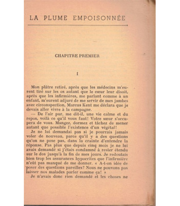 La plume empoisonnée, Agatha Christie, 1965 -, Le Masque, roman policier,