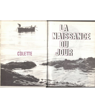 La naissance du jour, Colette, 1965,  -, renoncement à l'amour, Club de la femme,