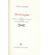 Moravagine, Blaise Cendars, -, folie, meurtres, énergie destructice, , éditions Rencontre,