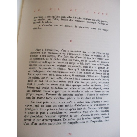 Charles de Gaulle, œuvres TI, La discorde chez l'ennemi, le fil de l'épée, 1963 - armée, guerre 1914 1918