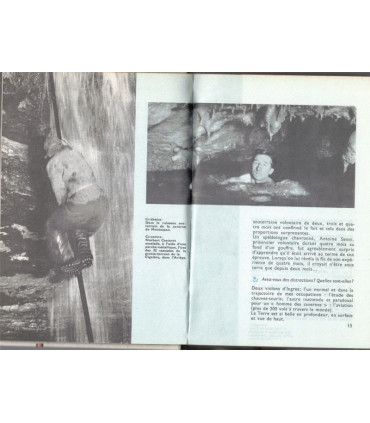 Ma vie souterraine, Norbert Casteret, 1966 -, spéléologie, grottes, géologie, Club de la femme,