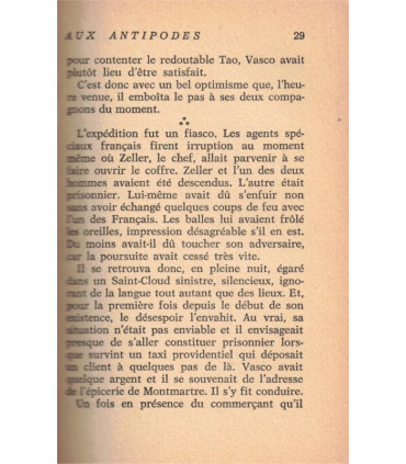 L'agent spécial aux antipodes, J.B. Cayeux, 1967 - espionnage, Fleuve Noir, polar, roman policier,