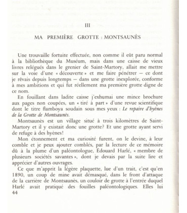 Ma vie souterraine, Norbert Casteret, 1966 -, spéléologie, grottes, géologie, Club de la femme,