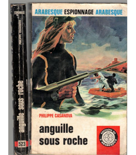 Anguille sous roche, Philippe Casanova, 1968 -, espionnage, Arabesque,  roman policier,