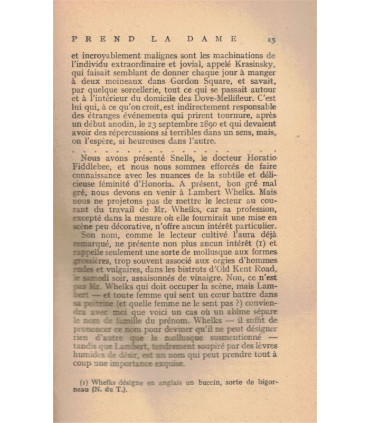 Le Valet prend la Dame, Peter Cheyney, 1947 -, roman policier,
