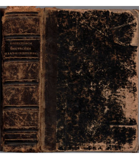 Griechisch Deutsches Handwörterbuch, J.A.E. Schmidt, 1829 - manuels grec, dictionnaire grec allemand,