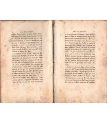 Paul et Virginie, Bernardin de Saint-Pierre, 1828 -, paradis perdu, Océan indien, roman XVIIIe siècle, roman d'amour,