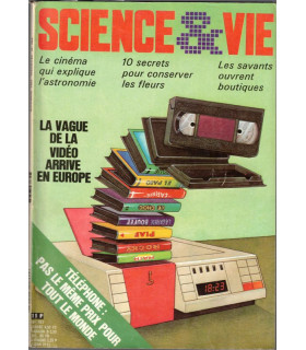 Sondes spatiales espace, statues Ile de Pâques, magnétoscopes vidéo 1980, - Science et Vie N°782 nov 1982 -
