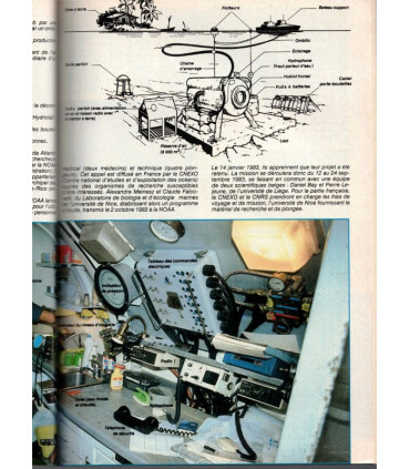 Hydrolab plongée sous-marine, microinformatique 1980, grenouille, moteurs nucléaires espace , - Science et Vie N°798 mars 1984 -