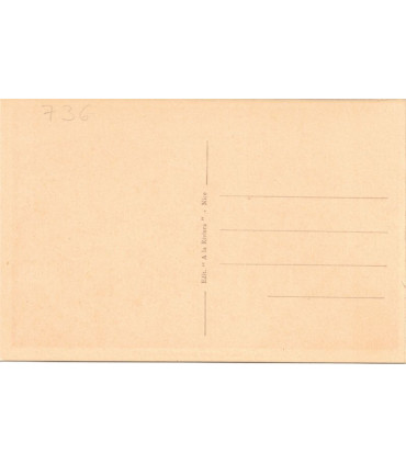 Nice, les jardins Albert Ier - série carnet Nice A la Riviera, carte postale 06 Alpes-Maritimes,