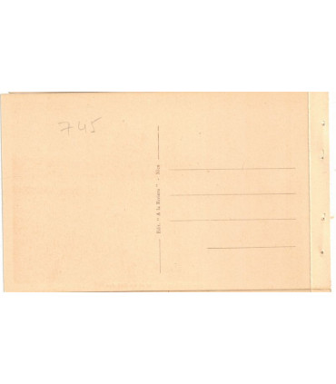 Nice, le port et les régates - série carnet Nice A la Riviera, carte postale 06 Alpes-Maritimes, port Nice, bateaux,