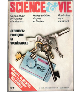 Bombe atomique, clonage poissons, dyslexie, génétique, robotique en 1980, poissons, - Science et Vie N°767 août 1981 -