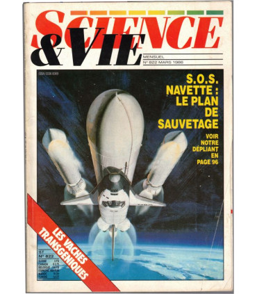 Vaches transgéniques, Uranus, langage singe Washoe, Bhopal Inde, domotique, navette spatiale, - Science et Vie N°822 mars 1986 -