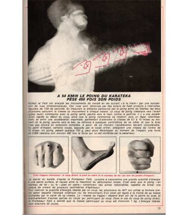 Physique du karaté, Futurologie Orwell 1984, archéologie industrielle, , - Science et Vie N°738 mars 1979 -