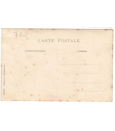 Employés d'un hôtel restaurant en 1900, société Produits As de Trèfle - plaques photographiques - carte postale, restaurants,
