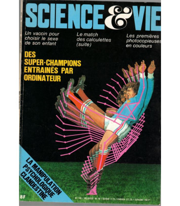 Sportifs entrainés par ordinateur, images subliminales, photocopieurs en 1980,  ,- Science et Vie N°751 avril 1980 -
