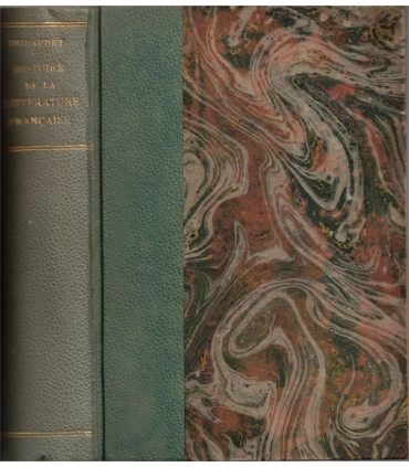 Histoire de la littérature française de 1789 à nos jours, Albert Thibaudet, 1936-, littérature XIXe siècle, manuels de français