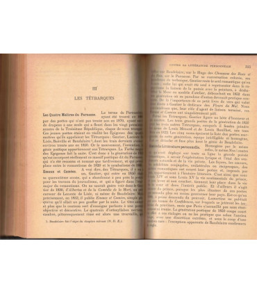 Histoire de la littérature française de 1789 à nos jours, Albert Thibaudet, 1936-, littérature XIXe siècle, manuels de français