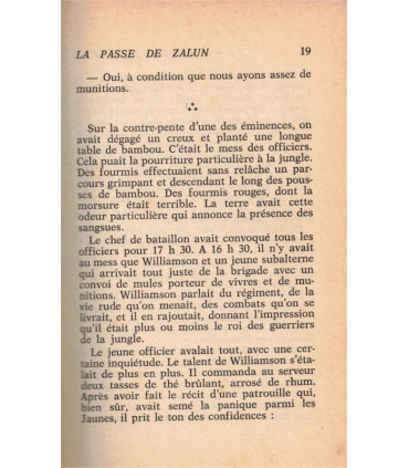 La passe de Zalun, Patrick Turnbull, 1970 -, roman de guerre, 2e guerre mondiale, Fleuve Noir Feu,