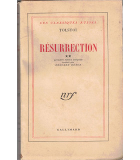 Résurrection, tome 2, Léon Tolstoï, 1948 -, écrivains russes, Russie impériale,