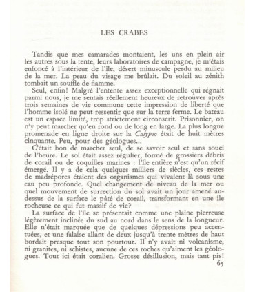 L'eau et le feu, Haroun Tazieff, 1966 -, Cousteau, Calypso, exploration sous-marine, volcans, Afrique, Club de la Femme,