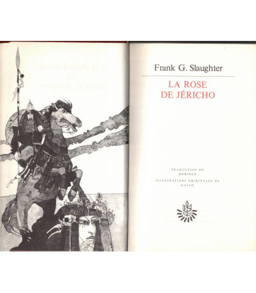 La Rose de Jéricho, Frank Slaughter, 1976 -,  Antiquité, roman d'amour, Chefs-d'oeuvre  de Frank Slaugther