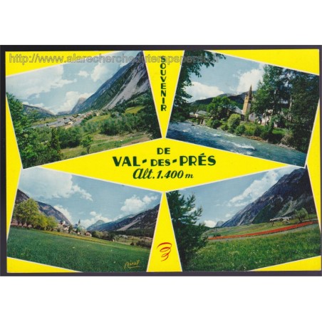 Souvenir de Val-des-Prés - Hautes-Alpes 05, carte postale, villages, Airel