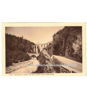 Viaduc et pont de Sainte-Marie aux Houches, Collection La Savoie - carte postale département 73 Savoie