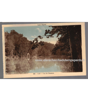 Gap, lac de Charance,  - , collection Les Alpes, cartes postales département 05 Hautes-Alpes,