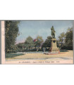 Chaumont, Square et statue de Philippe Lebon,  - carte postale département 52 Haute-Marne,