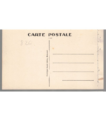 Chaumont, Square et statue de Philippe Lebon,  - carte postale département 52 Haute-Marne,