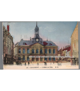 Chaumont, l'Hôtel de Ville - carte postale département 52 Haute-Marne,