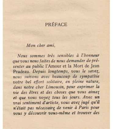 L'amour et la mort de Jean Pradeau, Charles Silvestre,  1933 -,  bibliothèque reliée Plon,