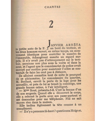 Maigret au Picratt's, Georges Simenon, 1955 -, roman policier