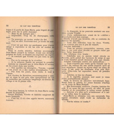 Le Cap des tempêtes, Saint-Ange, 1963  -, roman sentimental, Cercle romanesque,