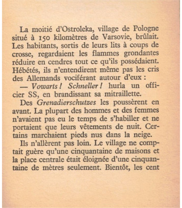 Nos morts seront vengés, Hermann Siebel, 1972 - roman de guerre, 2e guerre mondiale, Gerfaut,